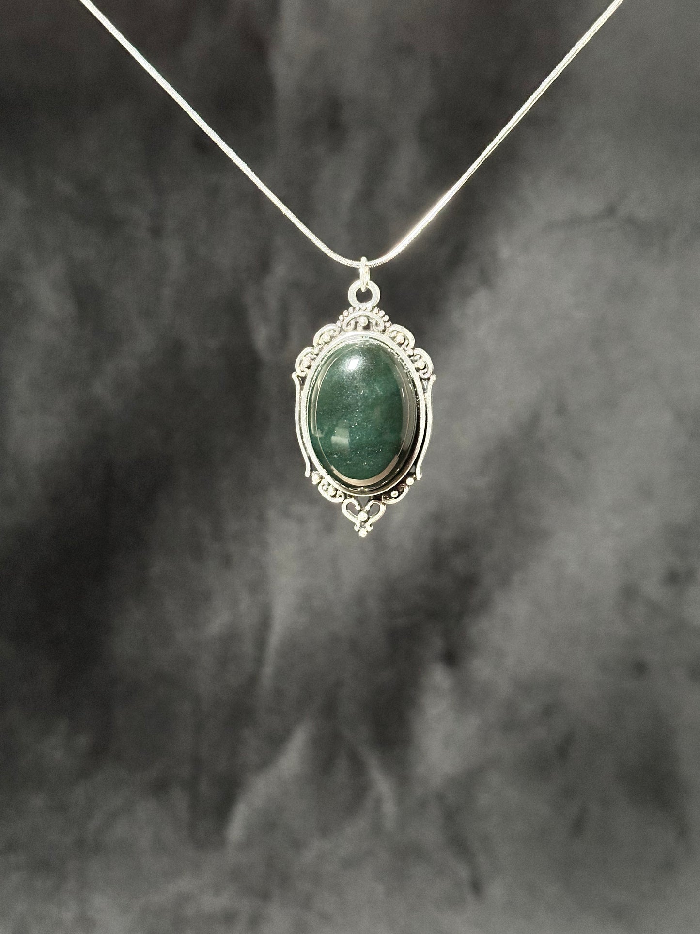 Collana Agata muschiata