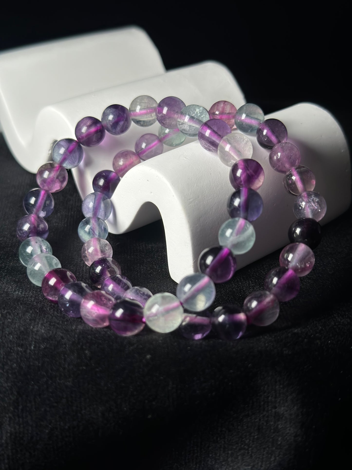 Bracciale Fluorite arcobaleno - Intreccidichiara
