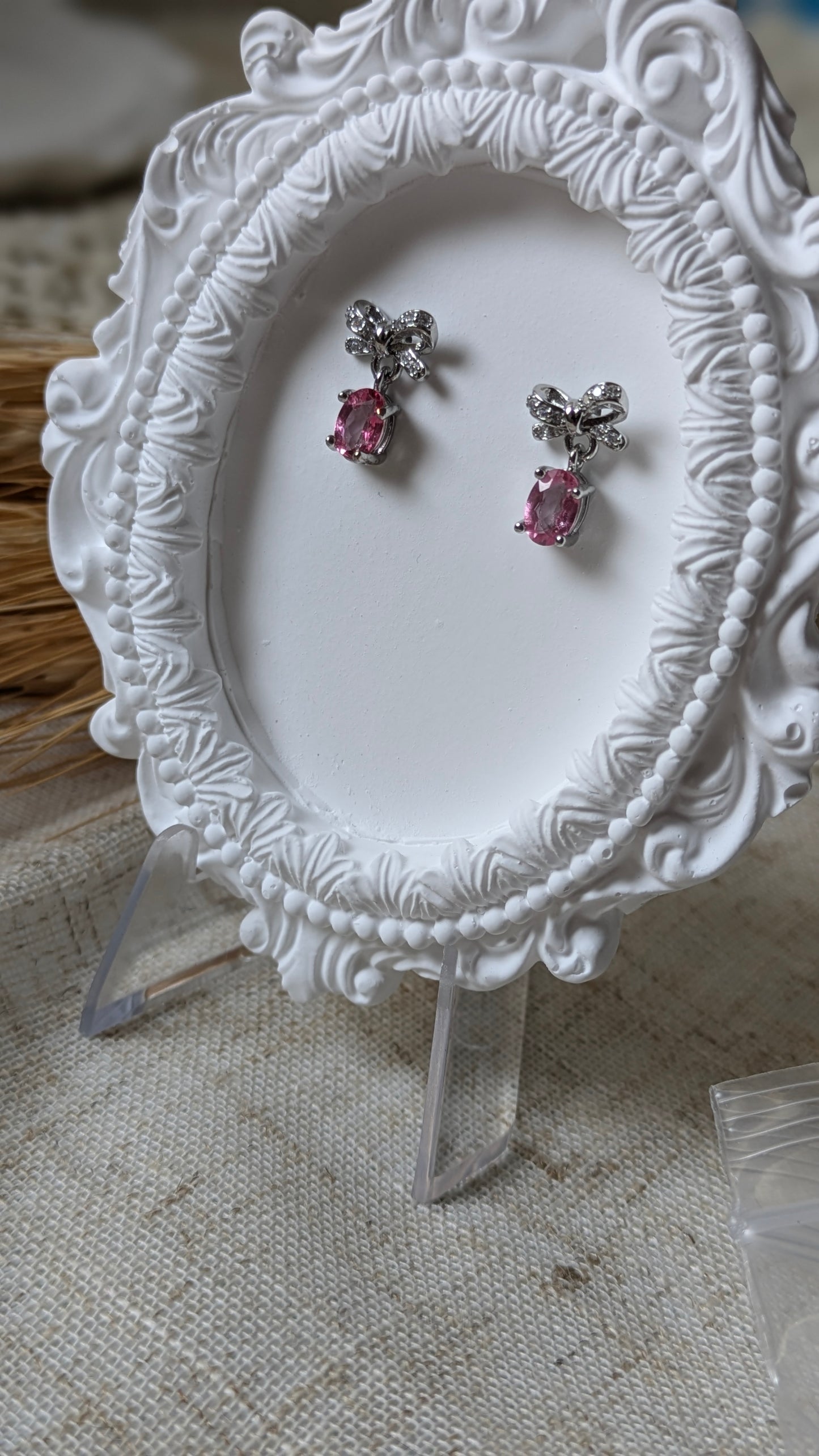 Orecchini Topazio Rosa