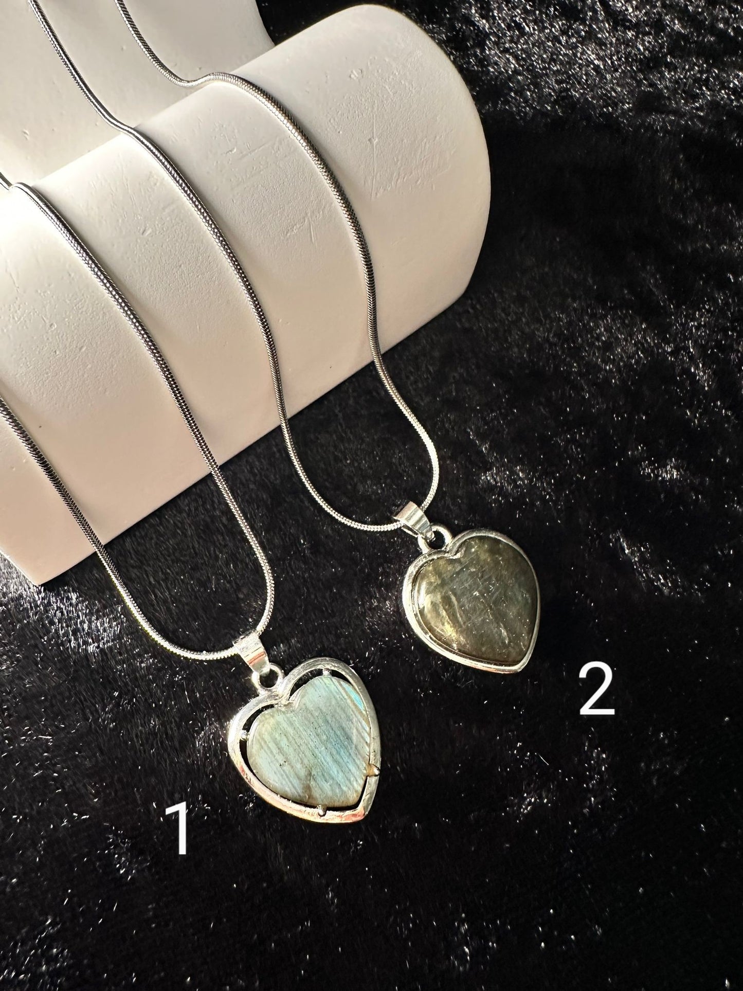 Ciondolo Cuore labradorite