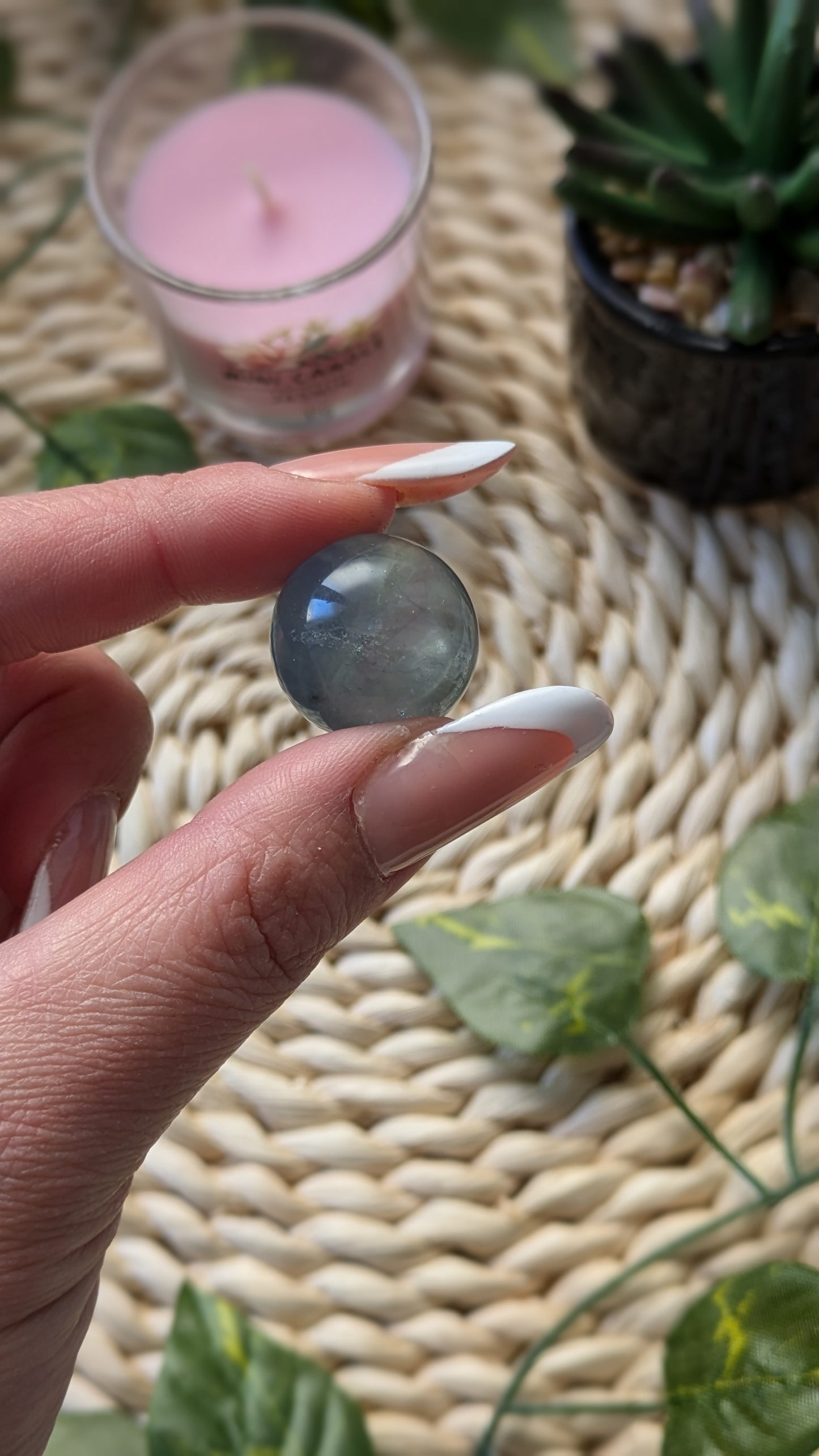 Sfera fluorite baby - Intreccidichiara