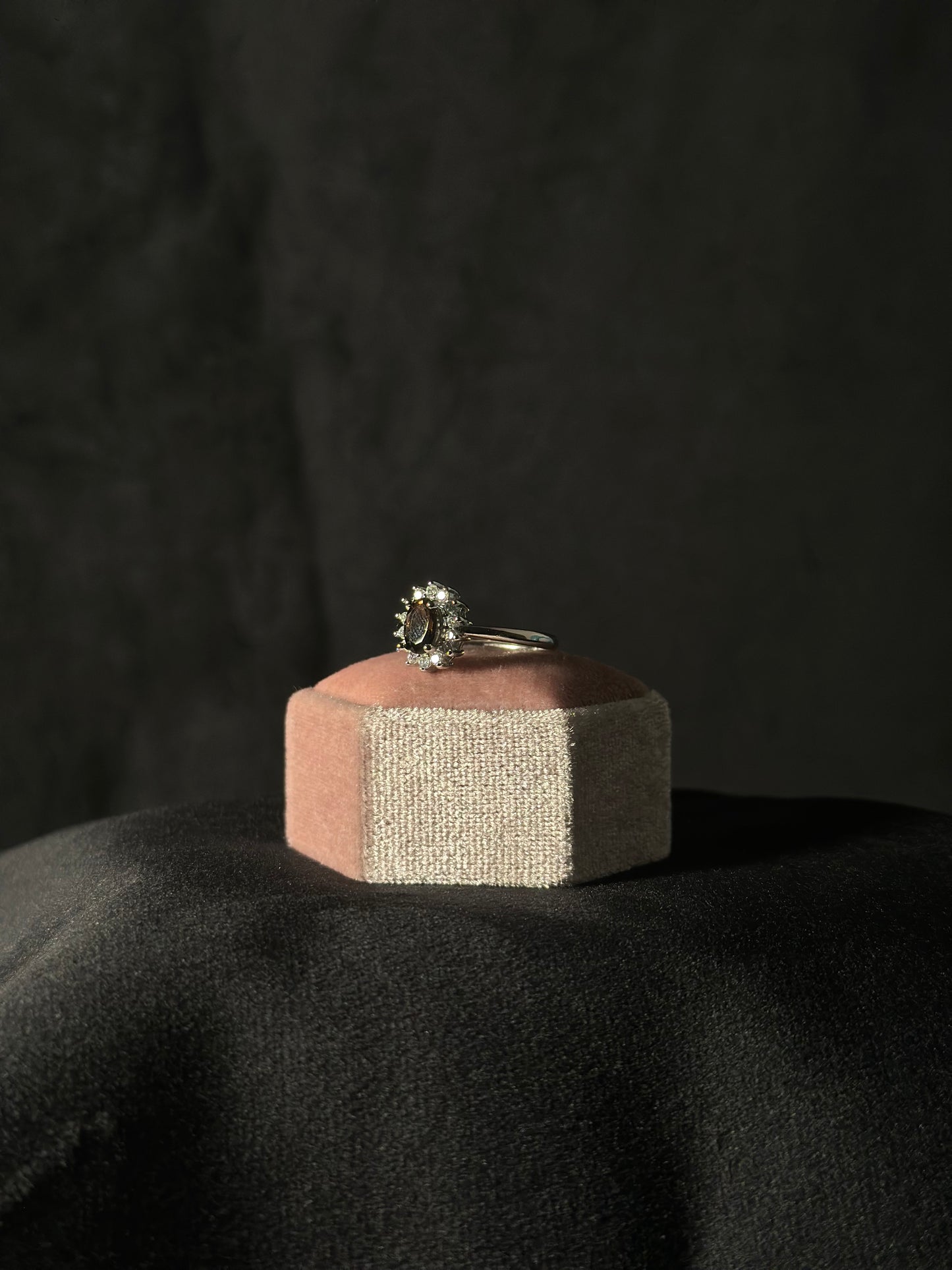 Anello Quarzo Fumè - Allevia le Paure