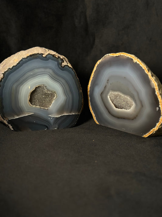 Geode di Agata Grigia | Pietra di Protezione, Equilibrio e Radicamento