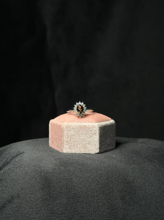 Anello Quarzo Fumè - Allevia le Paure