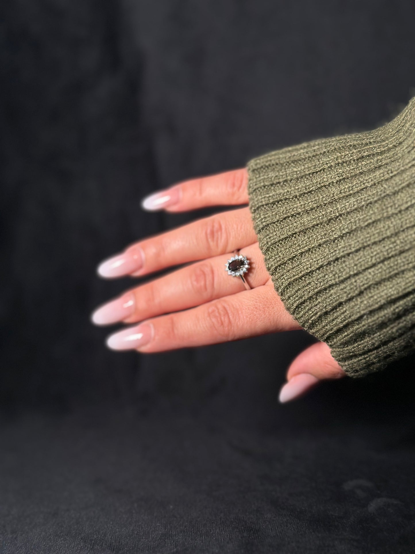 Anello Quarzo Fumè - Allevia le Paure