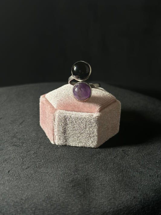Anello protezione e Serenità (ACCIAIO)