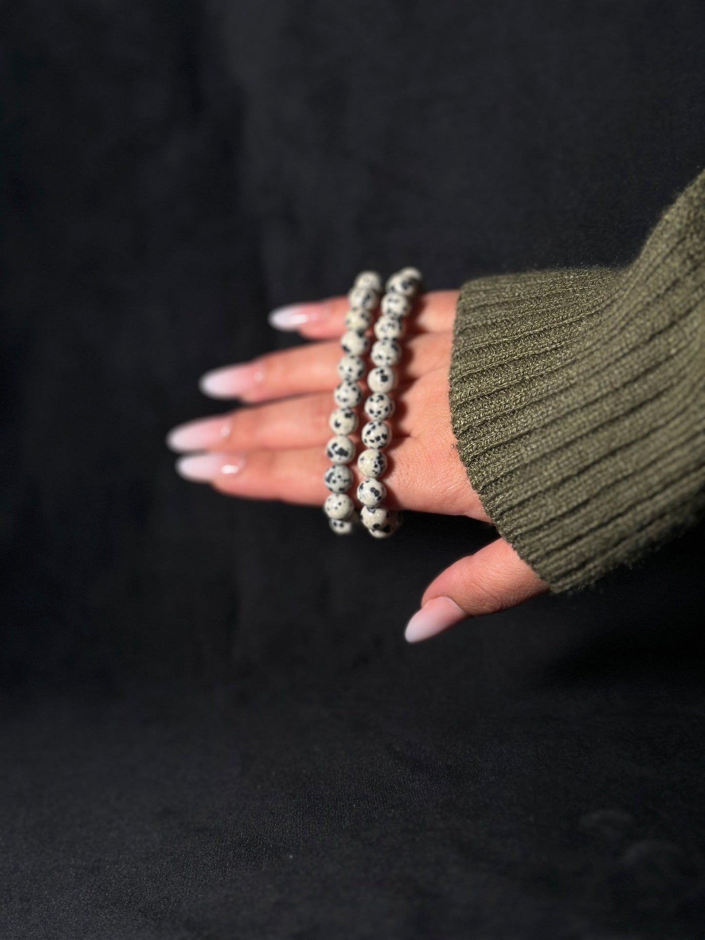 Bracciale Diaspro Dalmata - Allegria e Protezione
