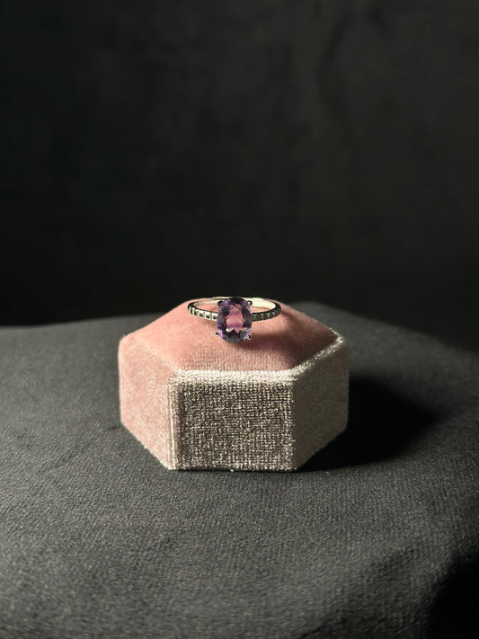 Anello Fluorite Arcobaleno (Argento925)