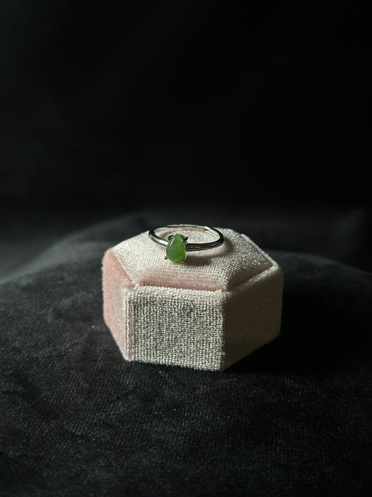 Anello Giada verde - Intreccidichiara