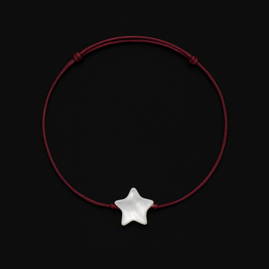 Bracciale conchiglia bianca - Little star