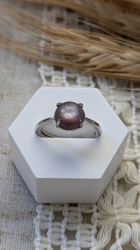 Anello Lepidolite Mica - Intreccidichiara
