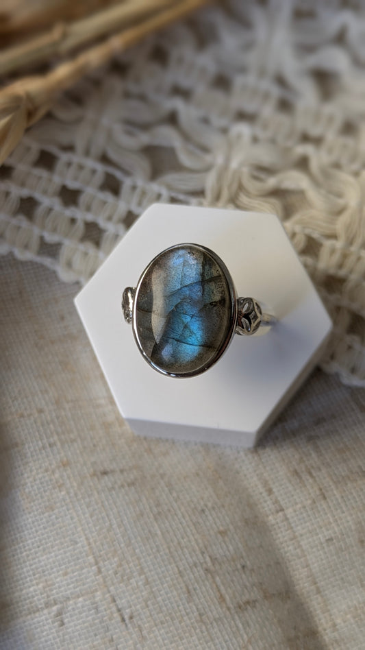 Anello in Labradorite - Intreccidichiara