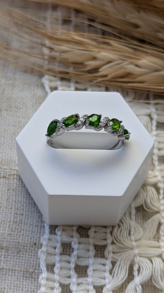 Anello Diopside - Intreccidichiara