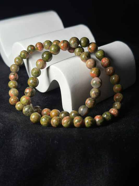 Bracciale Unakite - Intreccidichiara