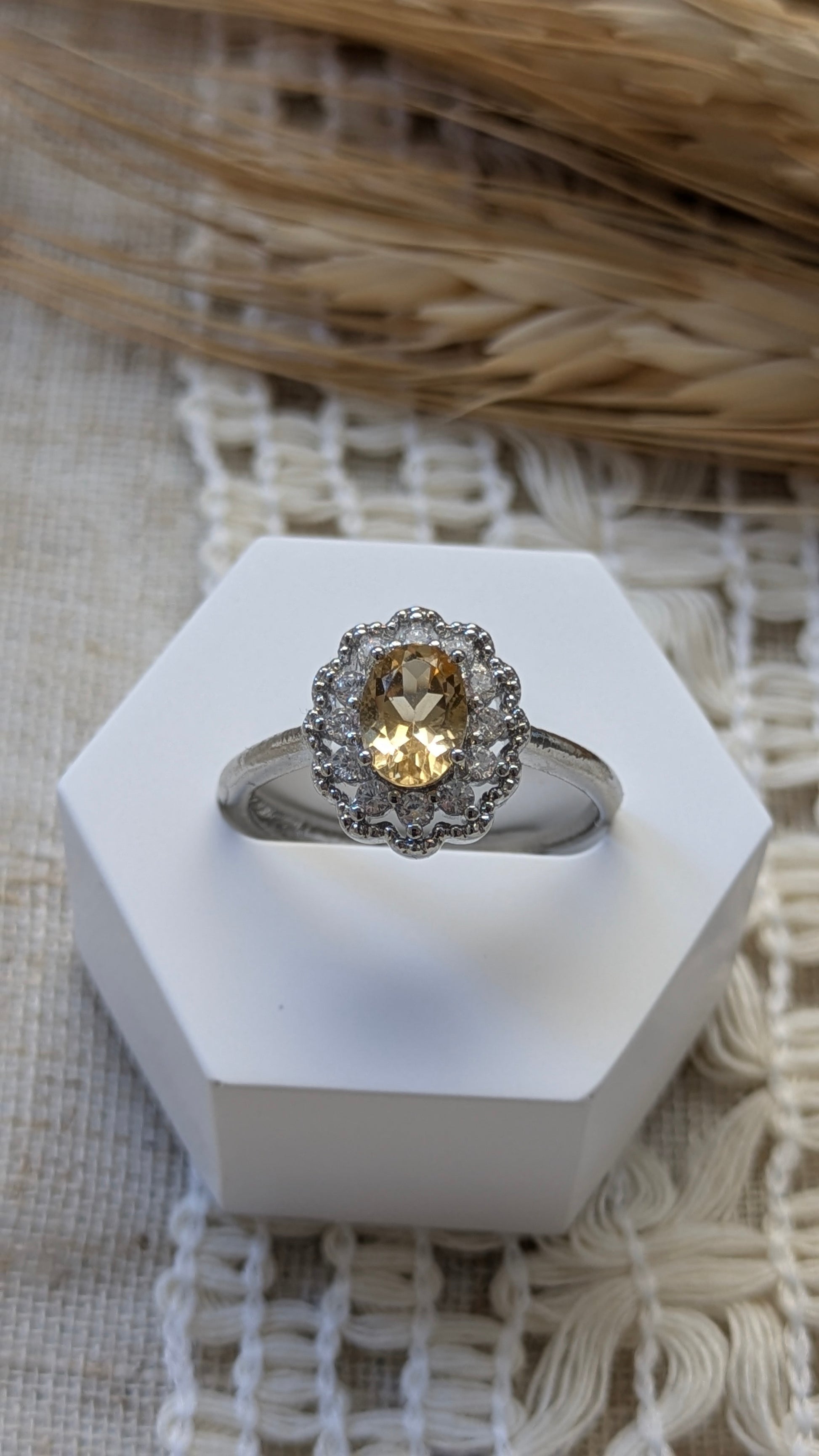 Anello Citrino - Intreccidichiara