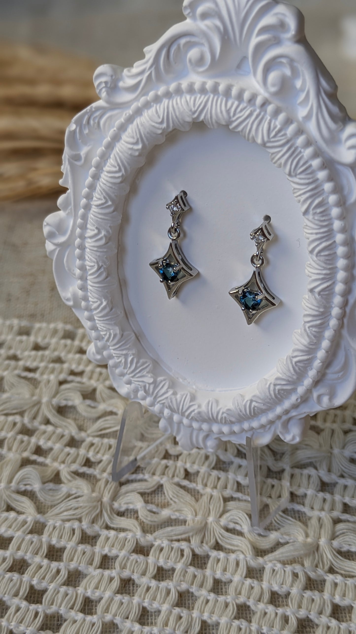 Orecchini Topazio Blue London