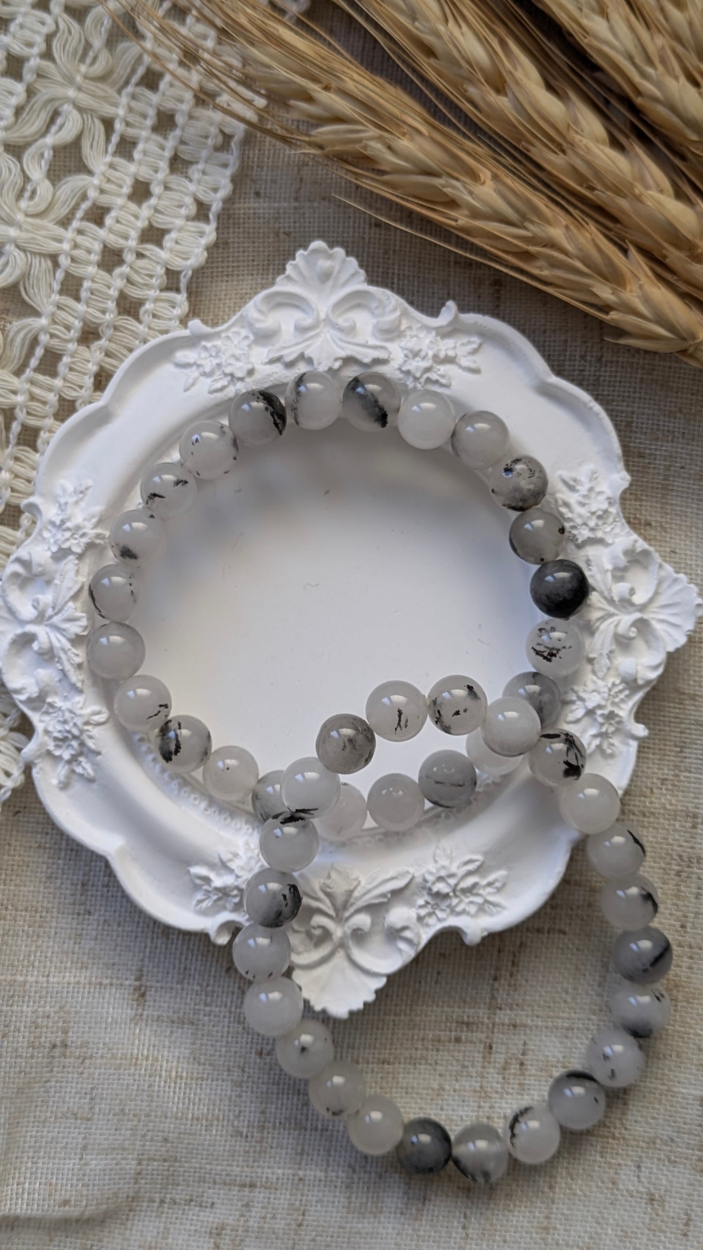 Bracciale Quarzo Tormalinato - Intreccidichiara